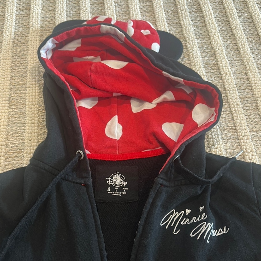 Disney Black and Red Minnie Mouse Sweatshirt - Picture 2 of 4